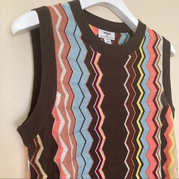 Missoni for Target / Brown chevron stripe dress - Picture 4 of 14